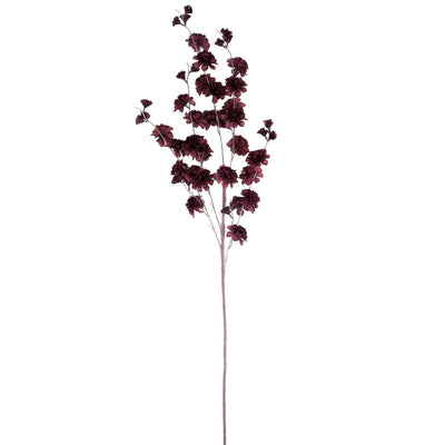 Lifelike Elegance of Burgundy Carnations