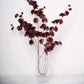 Artificial Silk Carnations Burgundy 42 Inches Tall 2 Branches