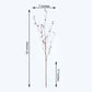 42" Tall White Artificial Silk Carnation Flower Stems