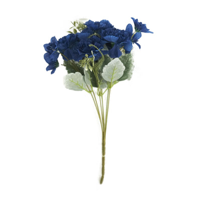 Elegant Navy Blue Faux Floral Arrangement