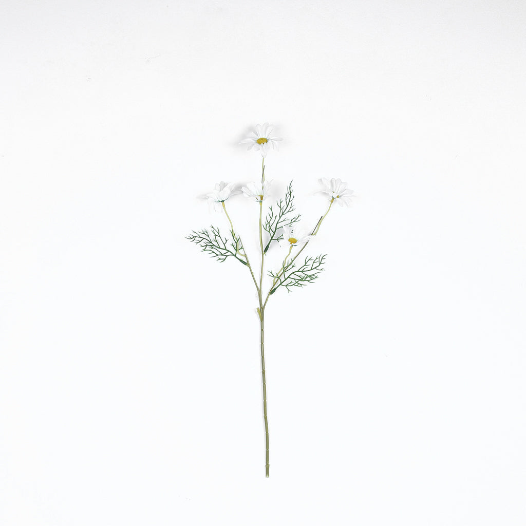 Silk Daisy Bouquet 6 White Artificial Stems