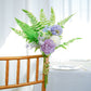 Green artificial Boston fern leaf plant indoor faux spray.