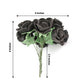 48 Black Artificial Foam Roses With Stem For Crafts 1 Inch Roses