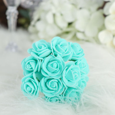 Lifelike Appearance of Turquoise Roses