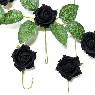 Versatile Uses of Black Artificial Foam Roses