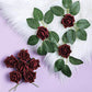 Artificial Flowers in Burgundy 2 Inch with Flexible Stems 24 Roses