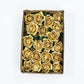 Gold Foam Flowers with 2 Inch Flexible Stem and Leaves 24 Roses