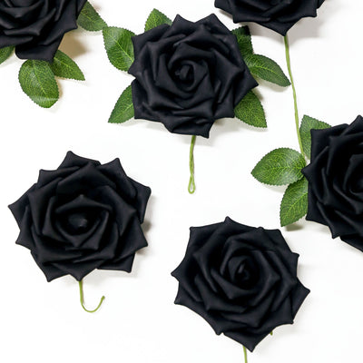 Versatile Uses for Black Artificial Foam Roses