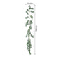 6ft green artificial honey locust leaf garland, flexible vine decor.