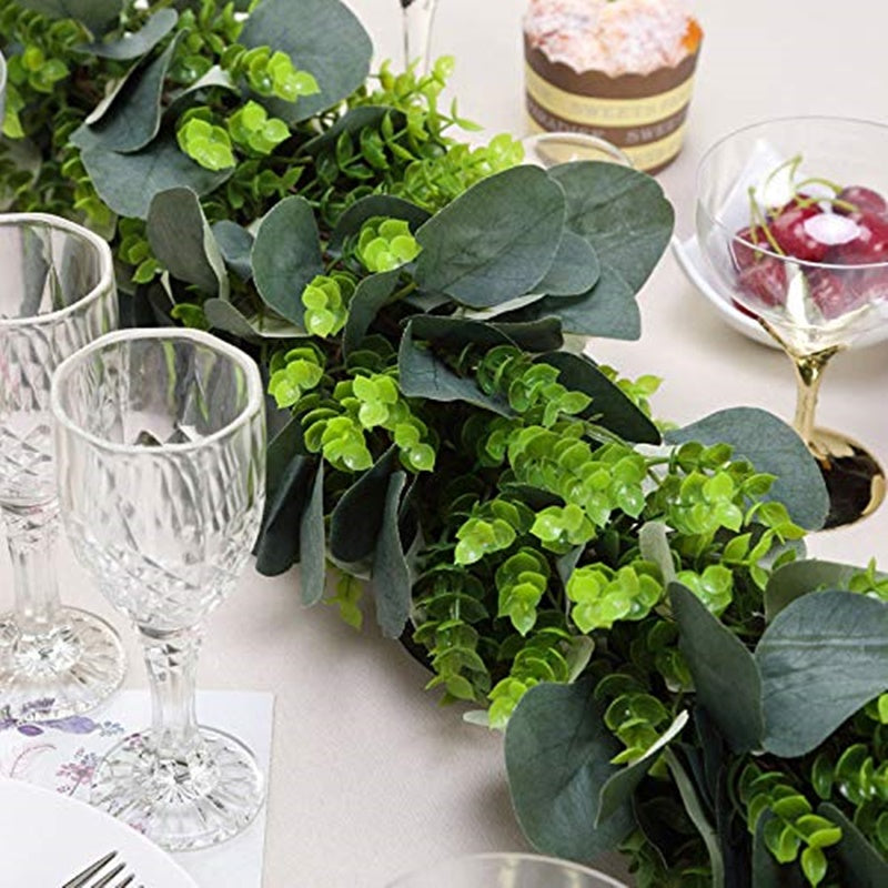 3ft Real Touch Green Artificial Eucalyptus Garland Vine for decor