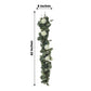 Artificial 42 Inch Green Eucalyptus Leaf Ranunculus Flower Garland Vines
