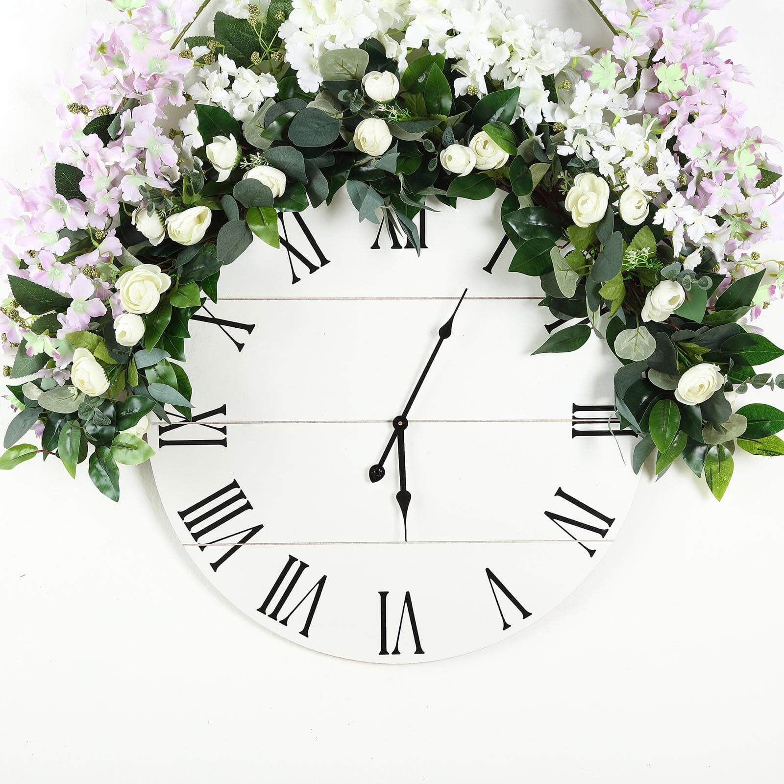 Artificial Eucalyptus & Willow Leaf Ranunculus Flower Garland Vines 40 Inch 