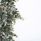 6 Feet Frosted Green Artificial Leaf Garland