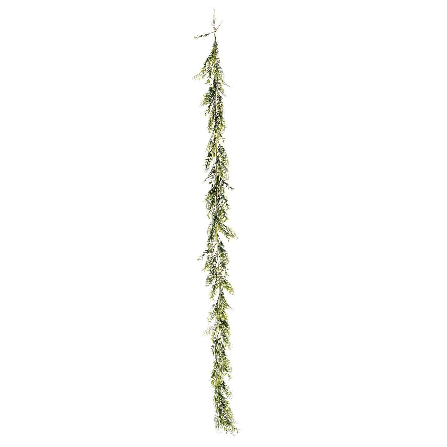 Faux Boston Fern Hanging Plant 6 Feet 
