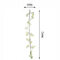 Cream artificial silk peony hanging flower garland.