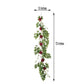 6ft | Burgundy Artificial Peony/Foliage Hanging Flower Garland Vine