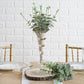 2 Bushes | 19inch Frosted Green Artificial Eucalyptus Branch Bouquet Plants