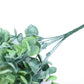 14" artificial eucalyptus branches greenery bouquet, vibrant green.