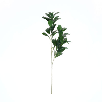 26" Green Artificial Lemon Leaf Branches Faux Greenery Plant