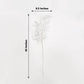 42" Tall White Artificial Silk Beech Leaf Branches for vase fillers.