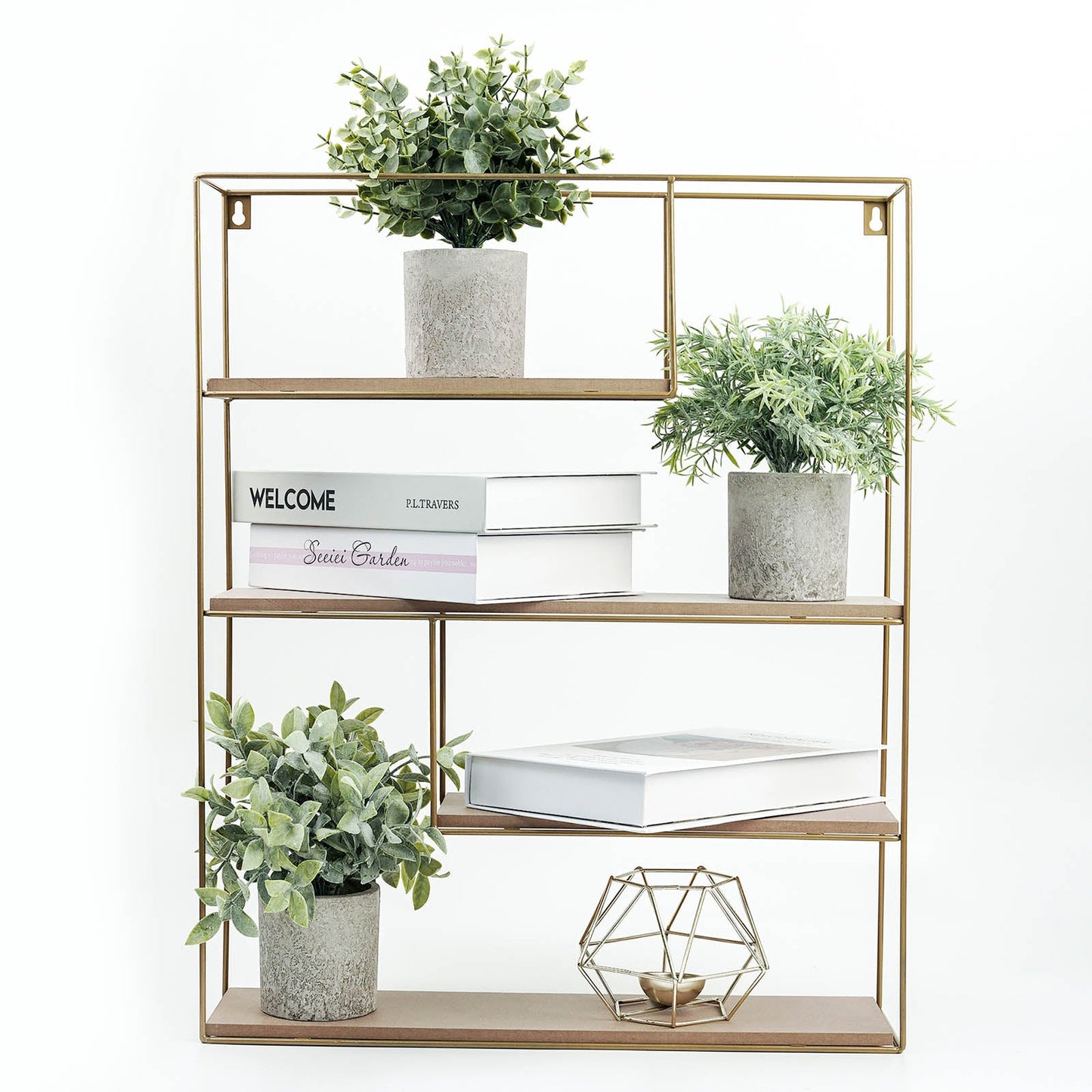 9 Inch Mini Potted Artificial Eucalyptus Rosemary Boxwood Faux Planter 3 Plant Set