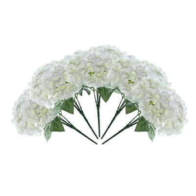 Luxurious Look of Cream Artificial Silk Hydrangea