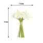 14" White Artificial Calla Lily Flowers - 20 Stems Bouquet