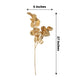 27" Metallic Gold Eucalyptus Leaf Branches, Faux Decorative Bouquets