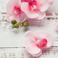 4" Pink Artificial Silk Orchids for DIY Crafts and Decorations