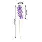2 Stems | 40inch Tall Lavender Lilac Artificial Silk Orchid Flower Bouquets
