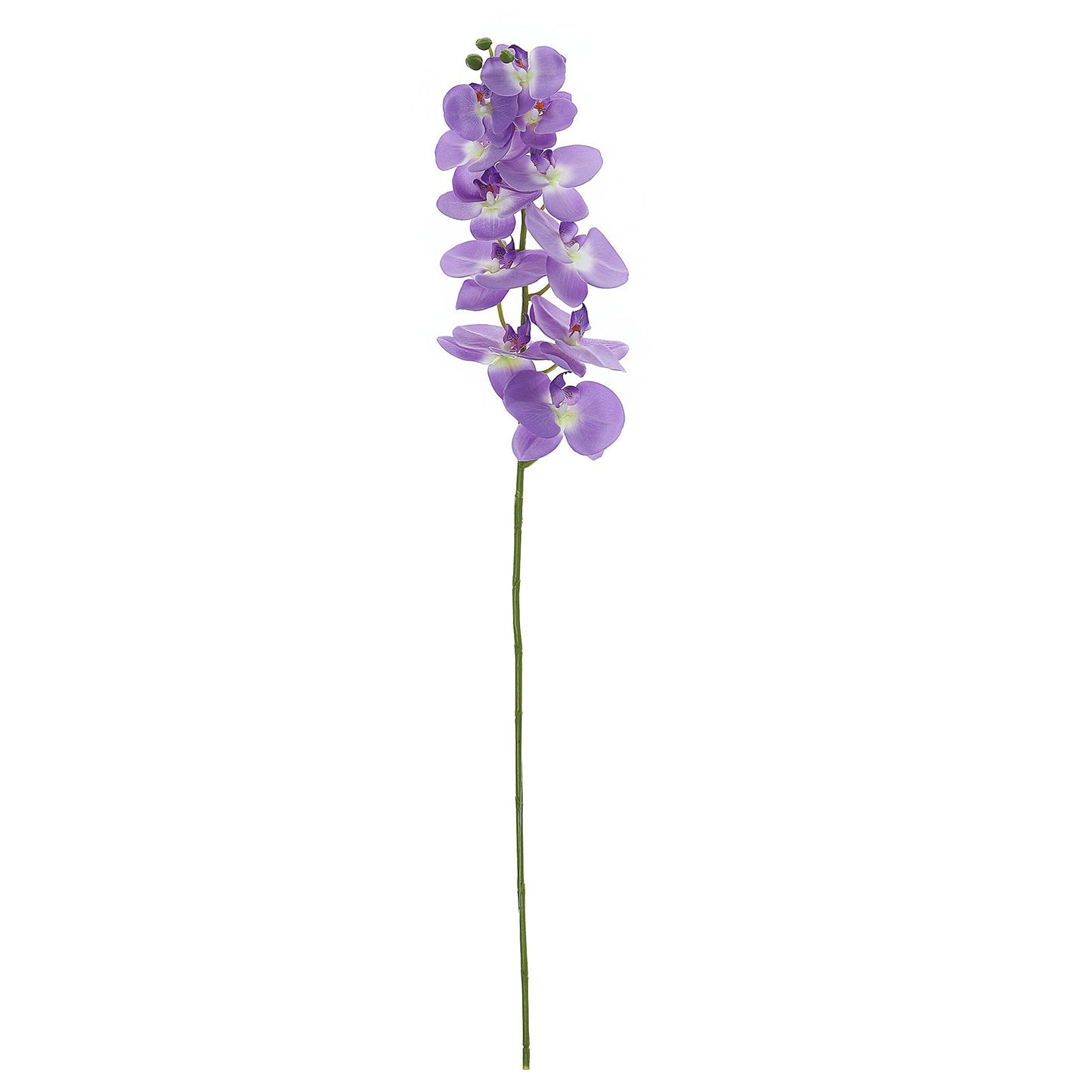 2 Stems | 40inch Tall Lavender Lilac Artificial Silk Orchid Flower Bouquets