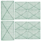 10 Pack | 24inch x 16inch Dark Green DIY Plastic Mesh Flower Wall Panel Fences