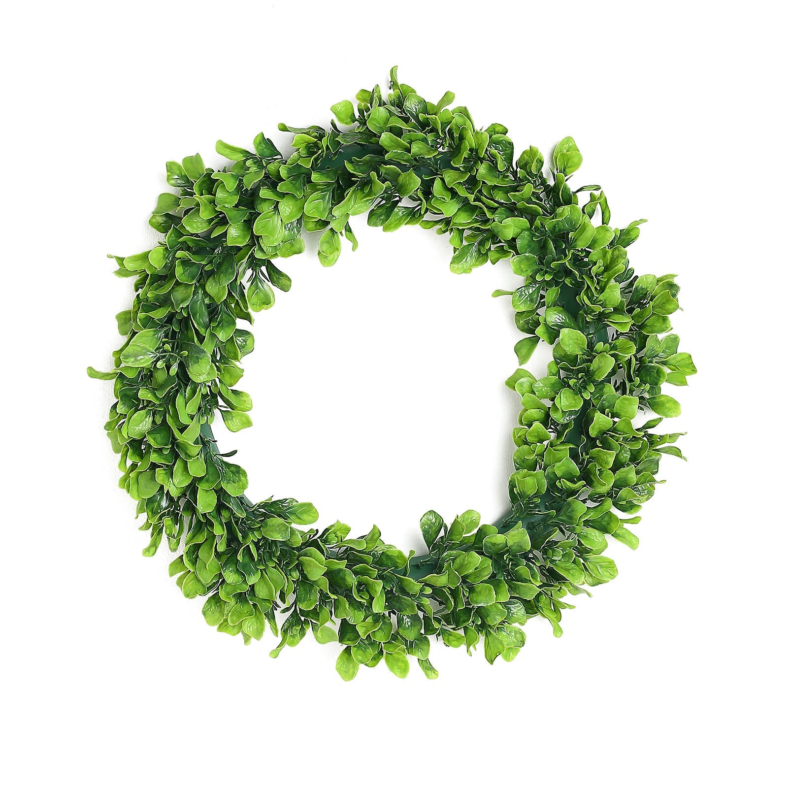 21" Green Artificial Jasmine Leaf Wreath