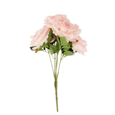 Lifelike Elegance of Blush Jumbo Roses