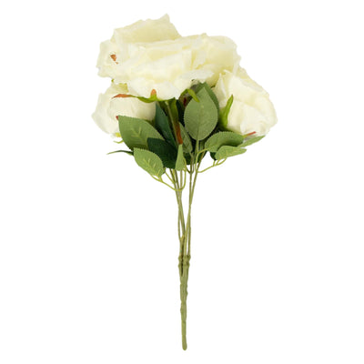 Luxurious Elegance of Ivory Silk Roses