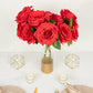 17 Inch Red Silk Rose Floral Arrangement Giant Size