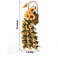 22inch Artificial Hanging Vine Sunflower Bush, Draping Bouquet Garland