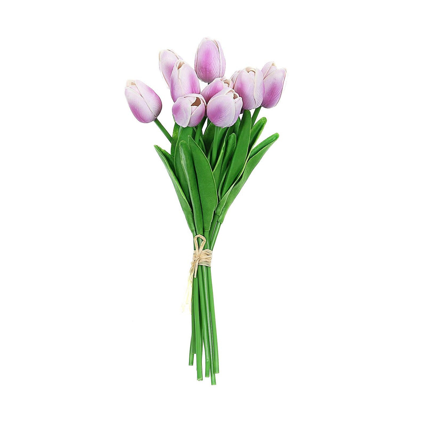 Lavender Tulips of 13 Inch in Real Touch Foam Artificil 10 Stems