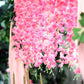 42 Inch Artificial Silk Pink Hanging Wisteria Flower Garland Vines 