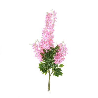Elegant Design of Pink Artificial Silk Hanging Wisteria