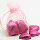 10 Pack | 5x7inch Blush/Rose Organza Drawstring Wedding Party Favor Gift Bags
