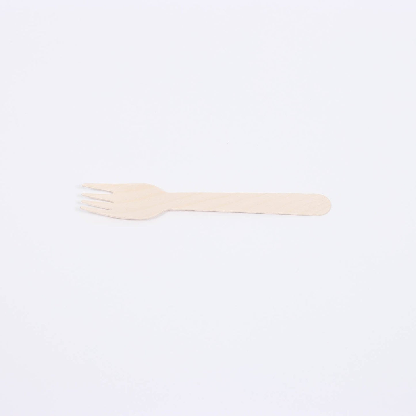 Pack Of 100 Eco Friendly Disposable Birchwood 6 Inch Forks 