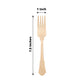 Eco-friendly vintage baroque design wooden fork utensil, 7.5 inches long.