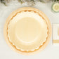 Disposable Dinner Plates - 12 Pack Of Natural Birch Wood With Scalloped Edges