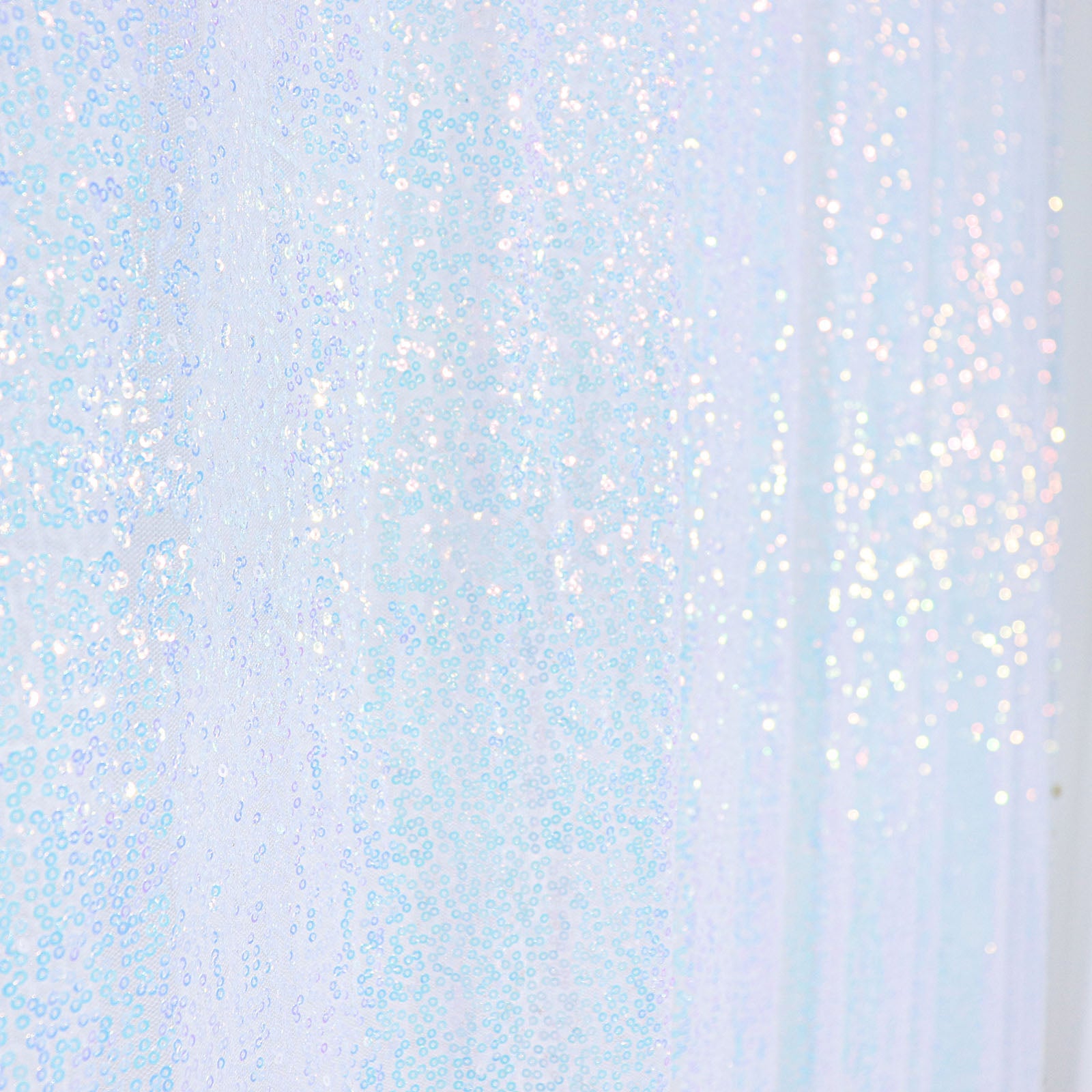 8 Ft x 8 Ft Iridescent Blue Sequin Booth Backdrop For Photography#whtbkgd