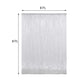 8ftx8ft Silver Sequin Photography Booth Backdrop Semi-Sheer Curtain