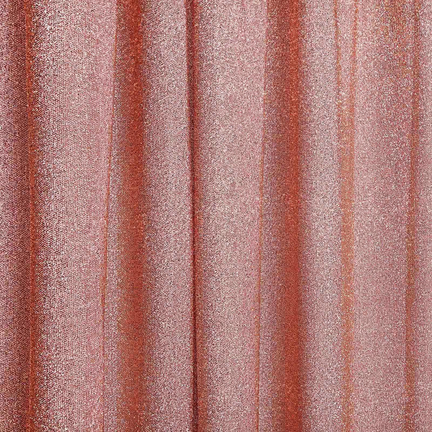 Rose gold metallic shimmer tinsel backdrop curtain drapes.