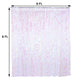 Iridescent big payette sequin backdrop curtain drapes, 8ft x 8ft.