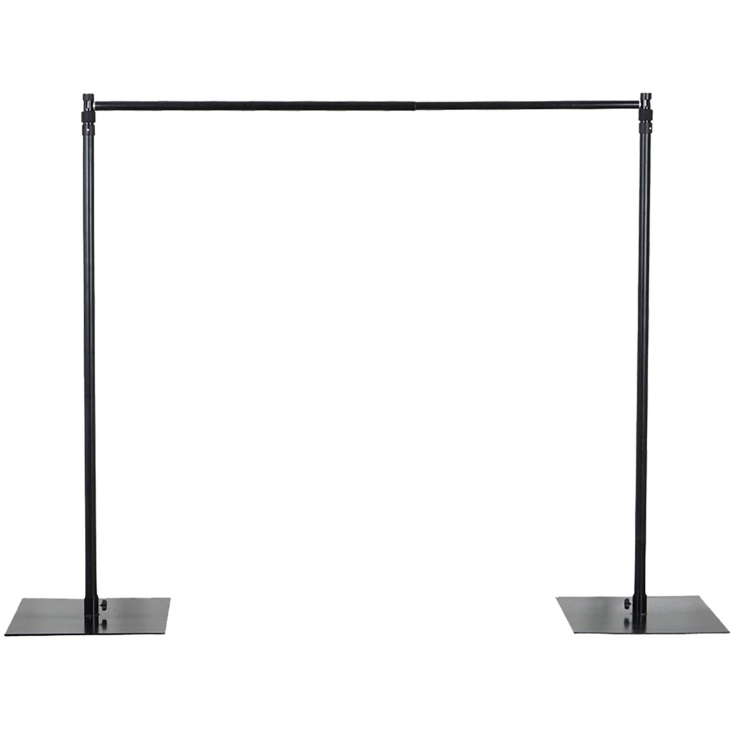 10ft Metal DIY Adjustable Heavy Duty Backdrop Stand Kit, Steel Base