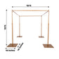 4 Steel Stands Bases Support 10 Feet Gold Metal Backdrop Stands